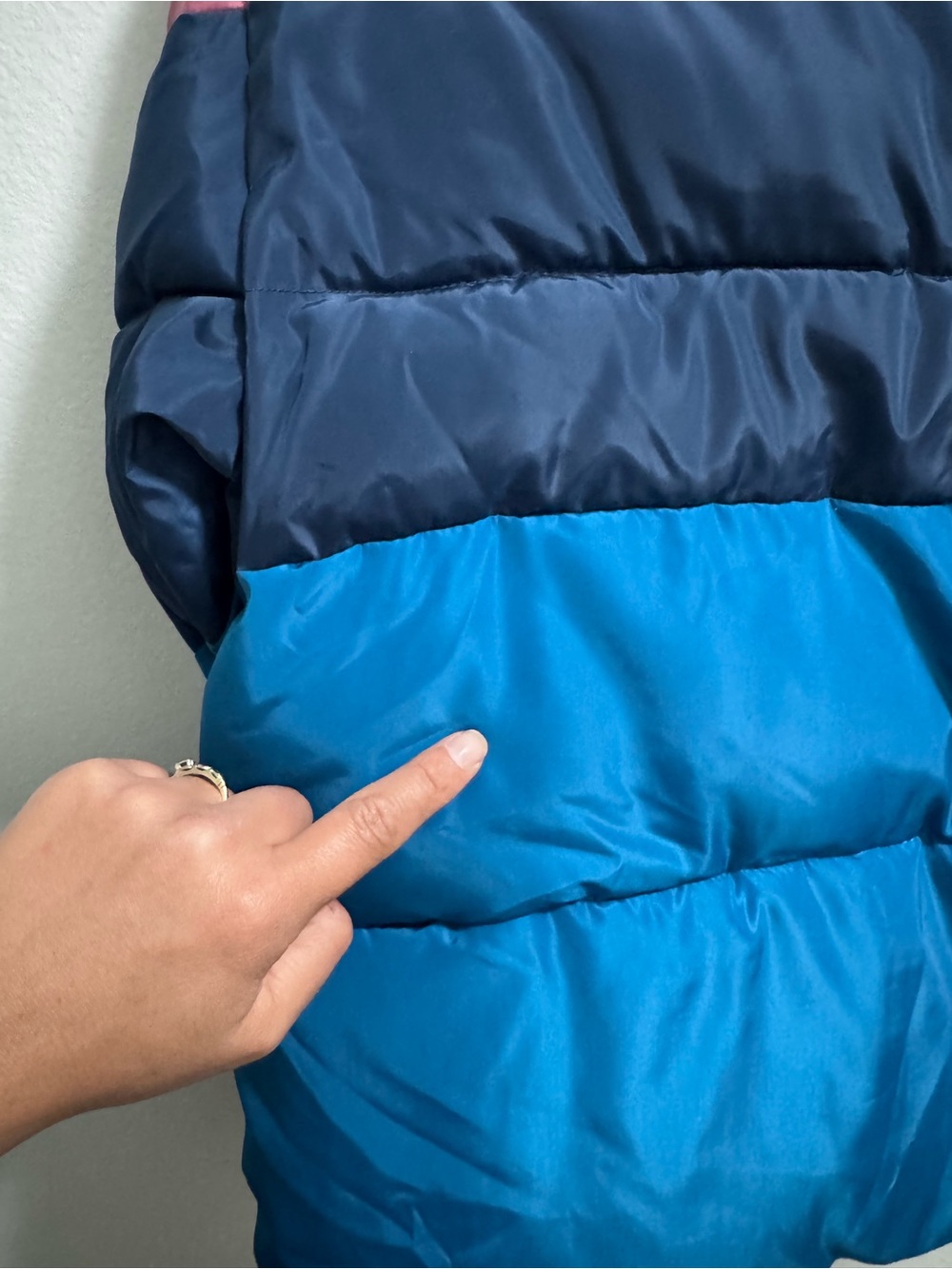 Sundance Retro Color Block Greer Mountain Puffer Jacket Size Large - Picture 13 of 16